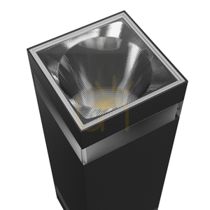 Torre Ring 18 W Cct 230 V Ip54 99x78x240 Mm Black Square Fasad Dubbelriktad. small 9