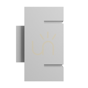 Squalla Lumo G9 Vägglampa 230 V Ip20 80x150 Vit Fyrkant small 6
