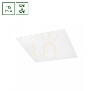 Algine Bakgrundsbelysningspanel 40 W Nw 230 V 120st Ip20 620x620x28 Vit small 1