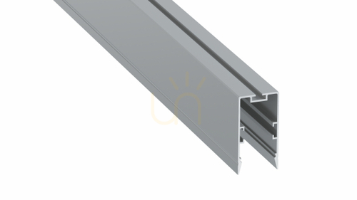 Kontrollera LUMINES-profil typ Fixo M1 silveranodiserad 1 m