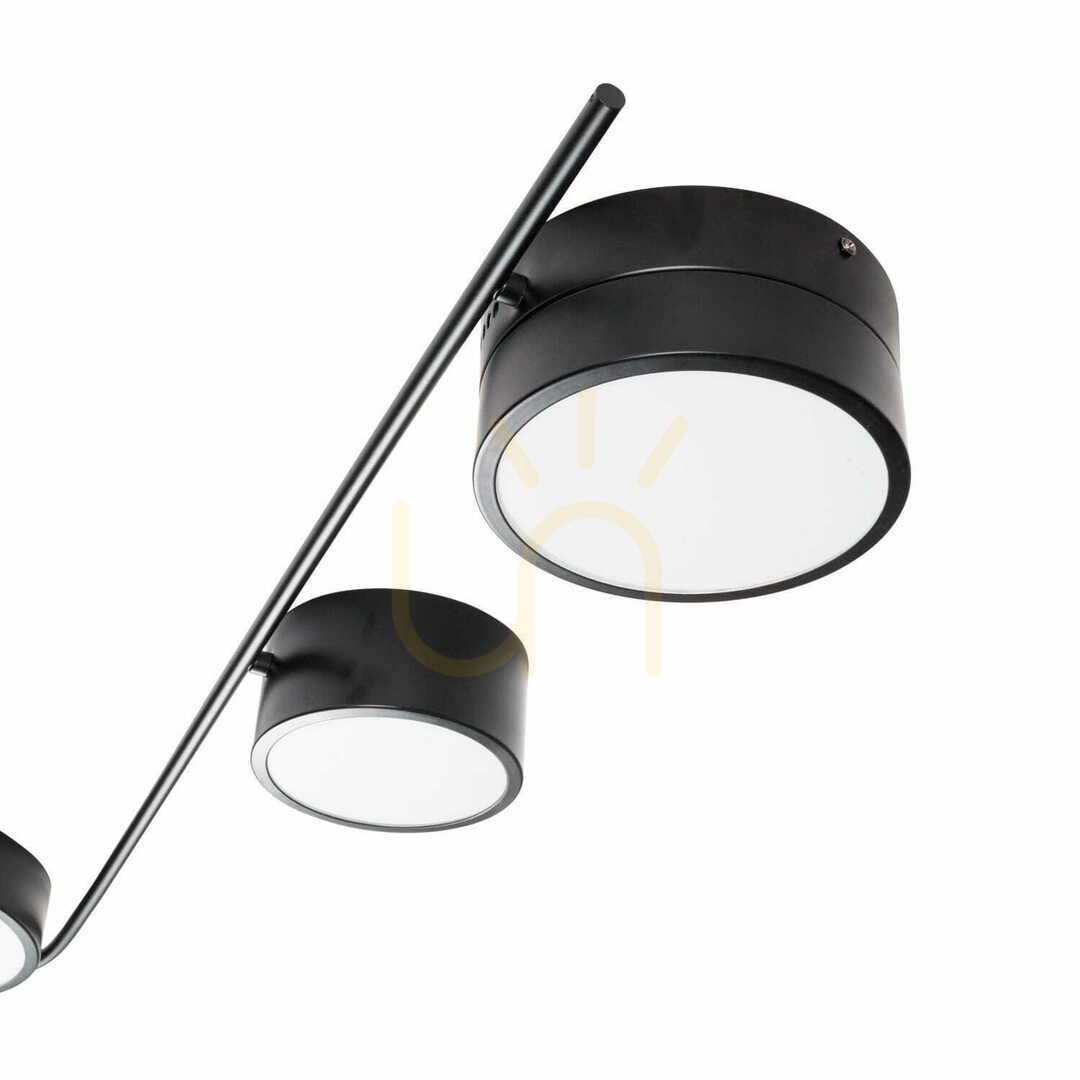 Förhandsvisning Plafond Max Light Zumaia C0250 svart LED 102 cm Plafond Max Light Zumaia C0250 svart LED 102 cm