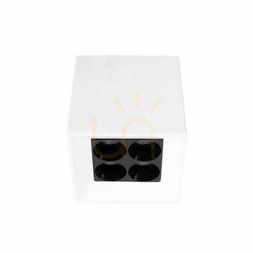 Kontrollera Plafond Max Light X-Line C0251 vit aluminium 4x5W LED 6,2 cm
