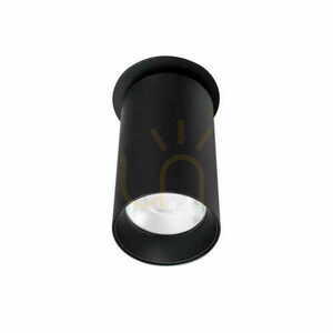 Plafond Max Light Halo H0127 svart aluminium 9W 5 cm small 0