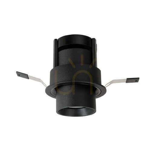 Kontrollera Plafond Max Light Halo H0131 svart infälld LED 9W 8,5 cm