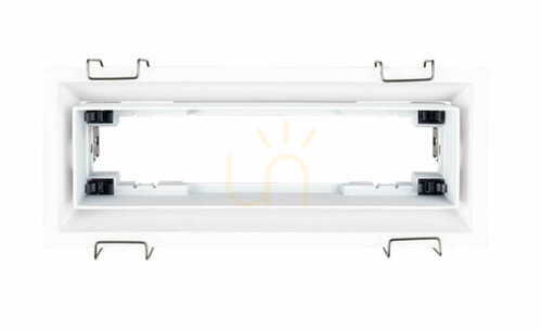 Kontrollera Infälld takarmatur Max Light Modular H180.04 vit aluminium 19,5 cm