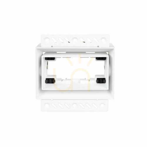 Kontrollera Inbyggd armatur Max Light Modular H180.06 vit aluminium 10,1x7,5 cm