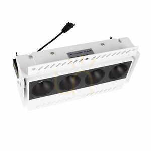 Infälld takarmatur Max Light Modular H180.08 vit aluminium 18,5 cm small 4