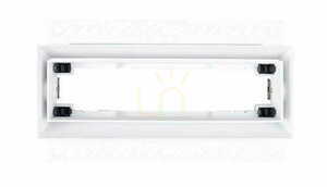 Infälld takarmatur Max Light Modular H180.08 vit aluminium 18,5 cm small 0