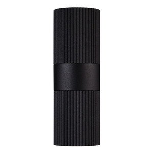 Nordlux Kyklop Ripple vägglampa för utomhusbruk svart 2×GU10 IP54 small 2