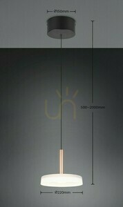 Trio CELESTE taklampa 354910165 small 6