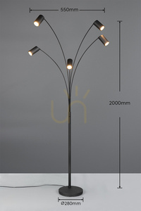 Trio MARLEY golvlampa 412400532 small 6