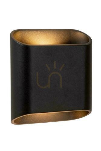 Kontrollera Lucide ATILA svart utomhus vägglampa LED IP65 69805/12/30