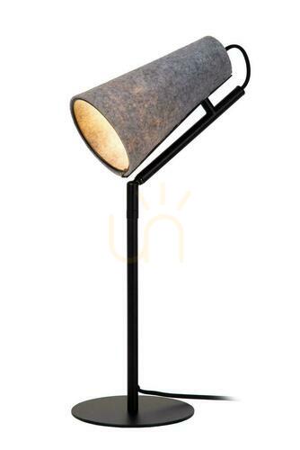 Kontrollera Bordslampa Lucide BENSEN grå filt metall E27 05553/81/36