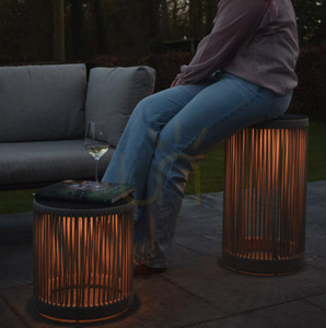 Utomhuslampa Lucide PINGI svart LED uppladdningsbar 31 cm IP44 06822/37/30 small 4
