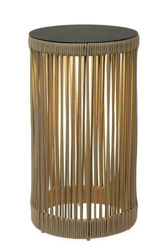 Kontrollera Utomhuslampa Lucide PINGI grå Japandi LED IP44 06822/62/41