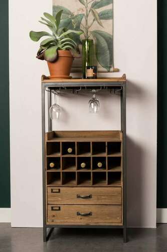Kontrollera Vinutställning - The Excellent Vintage av Lunares Design, 112,5 cm, flaskbar