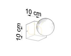 Vägglampa ARIZ naturträ Sollux small 7