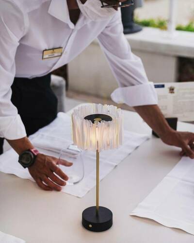 Kontrollera Slamp Accordéon Batteri Prisma/Svart Modern lampa.