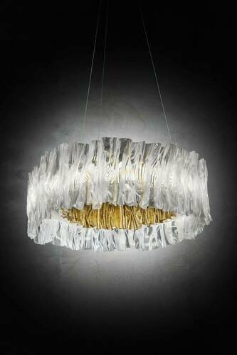 Kontrollera Slamp Accordéon hängande taklampa 2700 Kelvin Guld