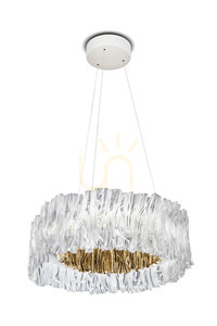 Slamp Accordéon Suspension 3000 Kelvin guld taklampa small 1
