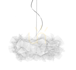 Slamp Clizia Suspension Pixel Transparent Wire Pendel Lampa. small 0