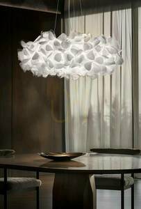 Slamp Clizia Suspension Stor Mama Non Mama Vit Transparent Wire Pendel Lampa. small 4