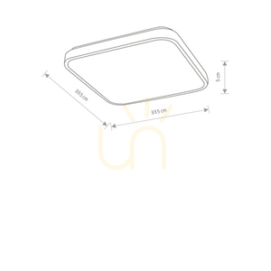 AGNES SQUARE LED PRO Plafond 10983 Nowodvorski small 5