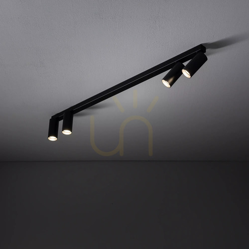Kontrollera Nowodvorski FOURTY IV 10739 takspotlight, svart, 4 × GU10 R35