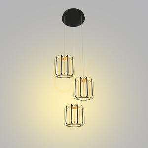 XARA Trippel rund pendellampa Aviano small 2