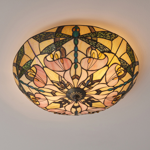 Kontrollera Ashton Tiffany flerfärgad plafond 63922 interiör
