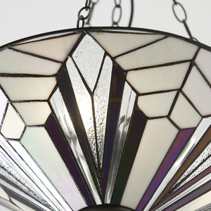 Pendellampa Interiors Astoria Tiffany flerfärgad Ø48 cm 3 lampor 63936 small 6