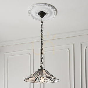 Taklampa Interiors Astoria Tiffany Multicolor Glas 48 cm 63938 small 5