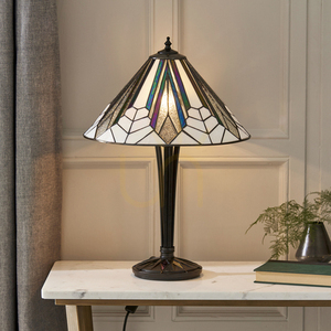 Tiffany bordslampa Interiors Astoria Multicolor 40 cm 63939 small 2