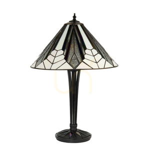 Tiffany bordslampa Interiors Astoria Multicolor 40 cm 63939 small 8