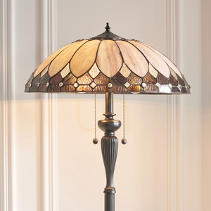Stående lampa Tiffany flerfärgad Interiors 63972 small 4