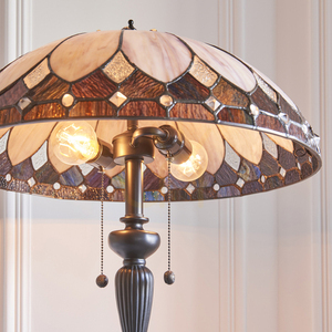 Stående lampa Tiffany flerfärgad Interiors 63972 small 7