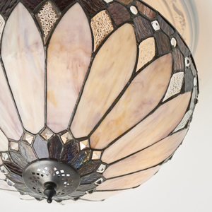 Brooklyn Tiffany flerfärgad taklampa 63978 interiör. small 5