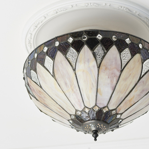 Brooklyn Tiffany flerfärgad taklampa 63978 interiör. small 7