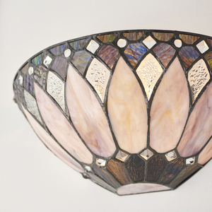 Vägglampa Interiors Brooklyn Tiffany Multicolor 63983 small 3