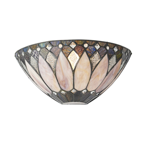 Vägglampa Interiors Brooklyn Tiffany Multicolor 63983 small 0