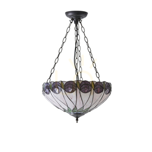 Hutchinson Tiffany taklampa Multicolor 64175 interiör. small 1
