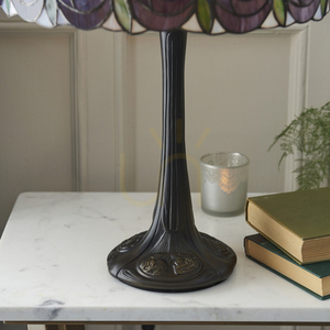 Tiffany bordslampa Interiors Multicolor 40 cm Glas E27 Hutchinson 64177 small 8