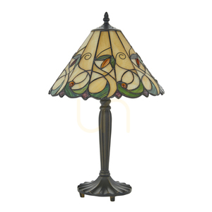 Tiffany bordslampa Interiors flerfärgad 64195 small 9