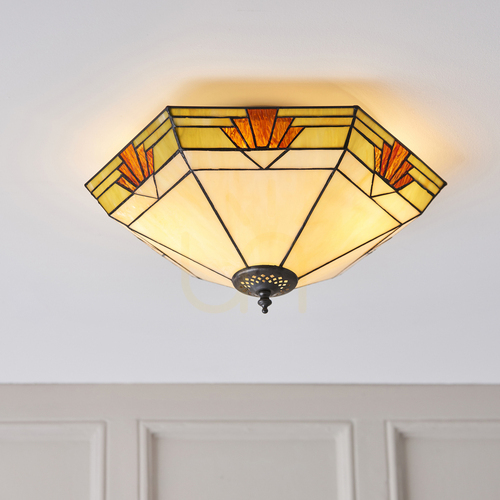 Kontrollera Plafond Interiors Nevada Tiffany multicolor 40 cm 64284