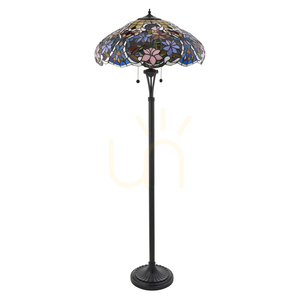 Sullivan Tiffany flerfärgad stående lampa 64323 Inredning. small 1