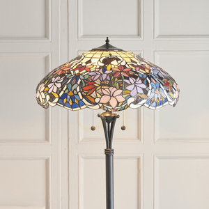 Sullivan Tiffany flerfärgad stående lampa 64323 Inredning. small 4