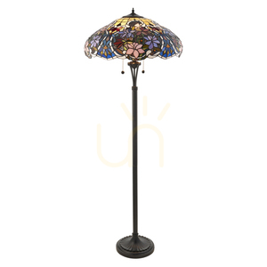 Sullivan Tiffany flerfärgad stående lampa 64323 Inredning. small 0
