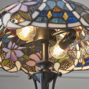Bordslampa Interiors Sullivan Tiffany Multicolor 30 cm 64327 small 1