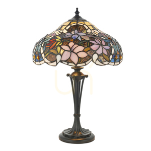 Bordslampa Interiors Sullivan Tiffany Multicolor 30 cm 64327 small 0