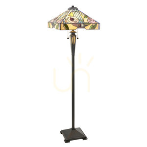 Golvlampa Interiors Willow Tiffany flerfärgad 64383 small 0